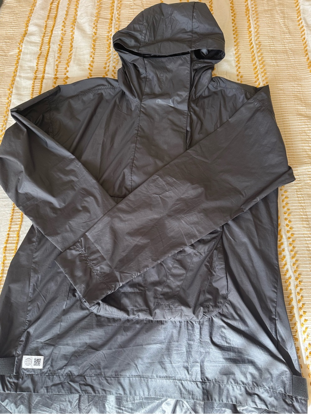 adidas Men's Hooded Windbreaker Jacket - Black